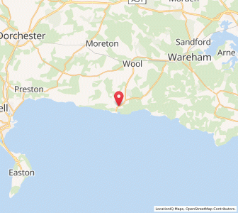 Map of West Lulworth, EnglandEngland