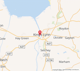 Map of West Lynn, EnglandEngland
