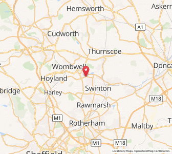 Map of West Melton, EnglandEngland