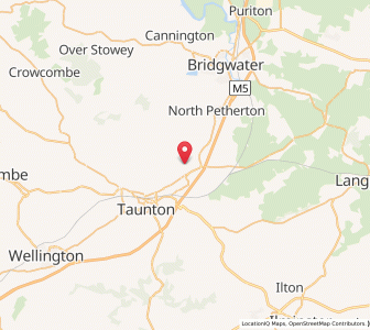 Map of West Monkton, EnglandEngland