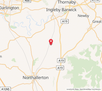 Map of West Rounton, EnglandEngland