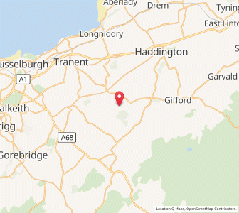 Map of West Saltoun, ScotlandScotland