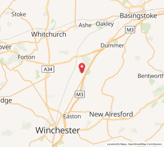 Map of West Stratton, EnglandEngland