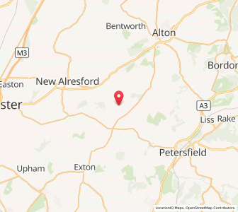 Map of West Tisted, EnglandEngland
