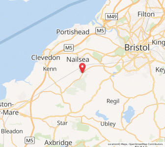 Map of West Town, EnglandEngland