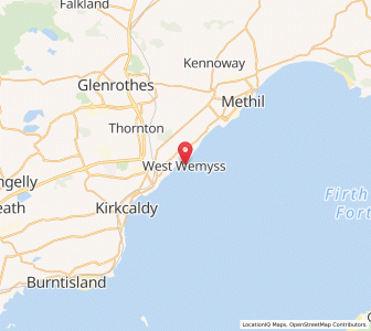 Map of West Wemyss, ScotlandScotland
