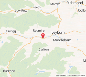Map of West Witton, EnglandEngland