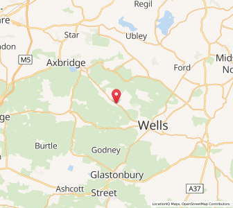 Map of Westbury-sub-Mendip, EnglandEngland