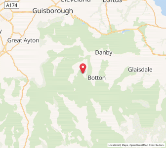 Map of Westerdale, EnglandEngland