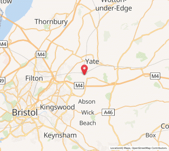 Map of Westerleigh, EnglandEngland