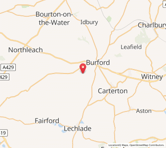 Map of Westwell, EnglandEngland