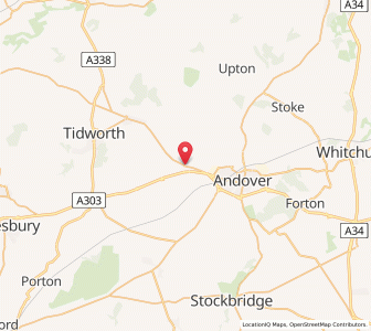 Map of Weyhill, EnglandEngland