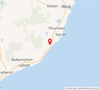 Map of Whaligoe, ScotlandScotland