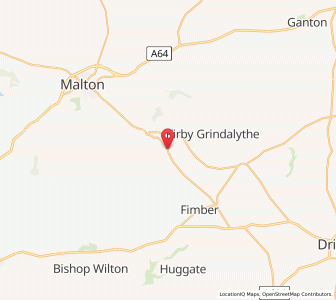 Map of Wharram le Street, EnglandEngland