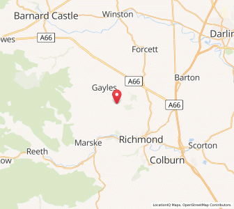 Map of Whashton, EnglandEngland