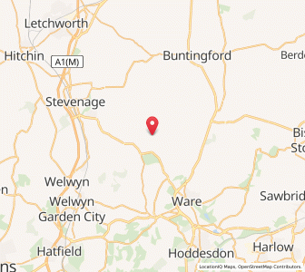 Map of Whempstead, EnglandEngland