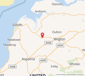 Map of Wheyrigg, EnglandEngland
