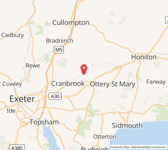 Map of Whimple, EnglandEngland