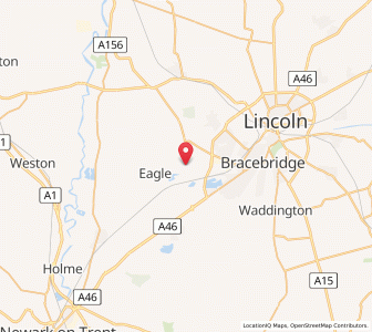 Map of Whisby, EnglandEngland