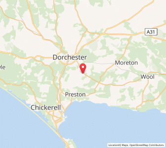 Map of Whitcombe, EnglandEngland