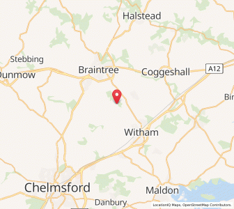 Map of White Notley, EnglandEngland