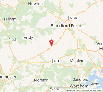Map of Whitechurch, EnglandEngland