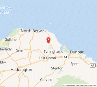 Map of Whitekirk, ScotlandScotland