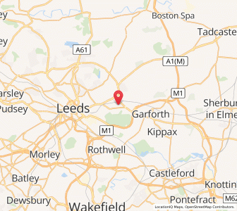 Map of Whitkirk, EnglandEngland