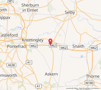 Map of Whitleybridge, EnglandEngland