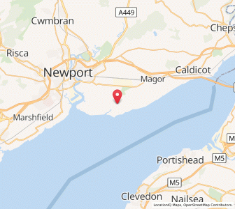 Map of Whitson, WalesWales