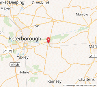 Map of Whittlesey, EnglandEngland