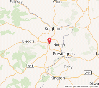 Map of Whitton, WalesWales