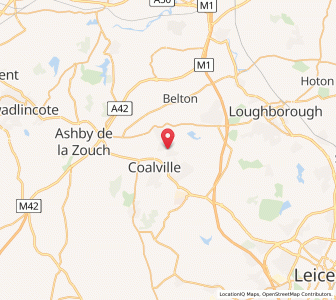 Map of Whitwick, EnglandEngland