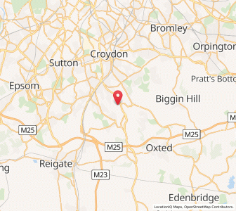 Map of Whyteleafe, EnglandEngland