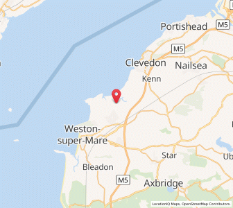 Map of Wick Saint Lawrence, EnglandEngland