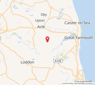 Map of Wickhampton, EnglandEngland