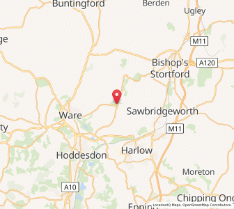 Map of Widford, EnglandEngland