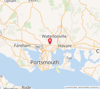 Map of Widley, EnglandEngland