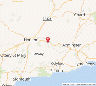 Map of Widworthy, EnglandEngland