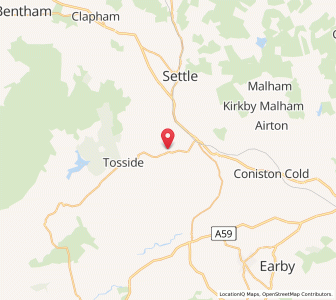 Map of Wigglesworth, EnglandEngland