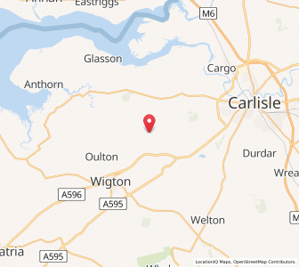 Map of Wiggonby, EnglandEngland