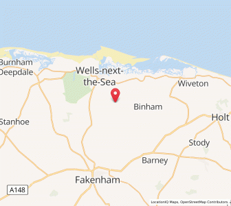 Map of Wighton, EnglandEngland