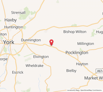 Map of Wilberfoss, EnglandEngland