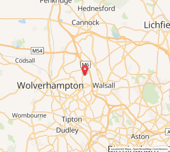 Map of Willenhall, EnglandEngland
