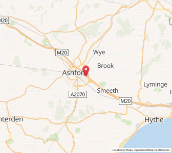 Map of Willesborough, EnglandEngland