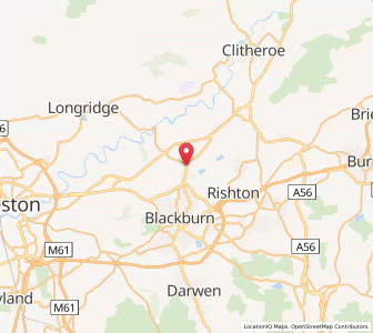 Map of Wilpshire, EnglandEngland