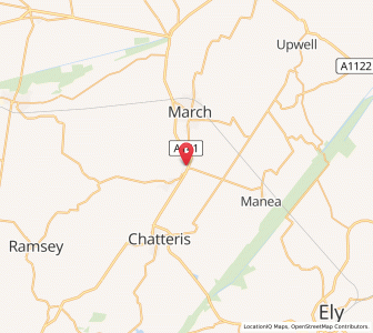 Map of Wimblington, EnglandEngland
