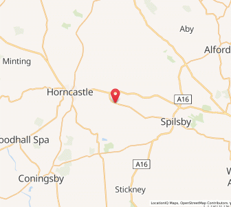 Map of Winceby, EnglandEngland