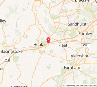 Map of Winchfield, EnglandEngland