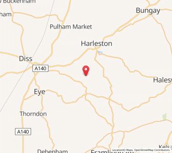 Map of Wingfield, EnglandEngland